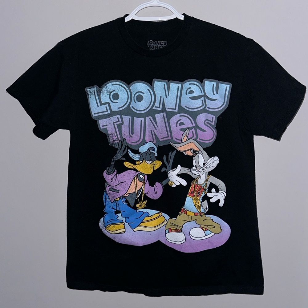 Looney Tunes Hip-Hop Graphic Tee – Black